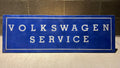 VOLKSWAGEN SERVICE - 1960s - Vintage Antique Style Painted Wood Sign (12"x36")
