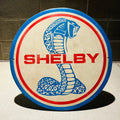SHELBY COBRA - 1962 - Vintage Antique Style Painted Wood Sign (24"x24")