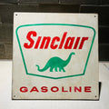 SINCLAIR OIL - 1950s - Vintage Antique Style Painted Wood Sign (24"x24")
